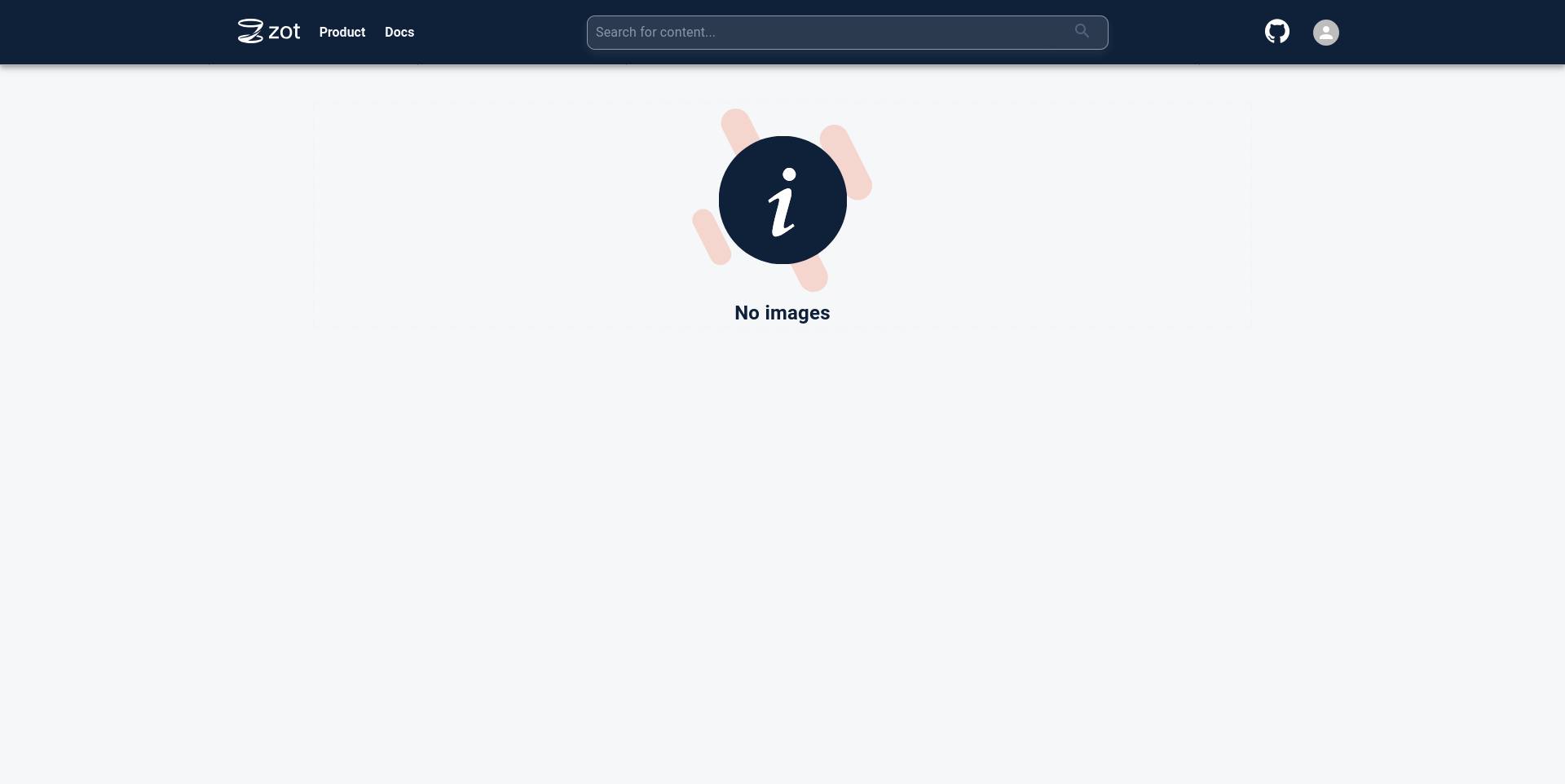 zot empty homepage zot empty homepage